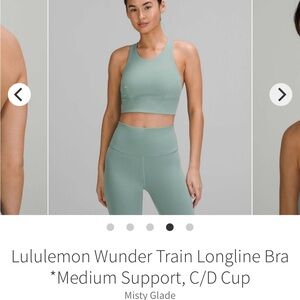 Lululemon Wunder Train Longline Bra